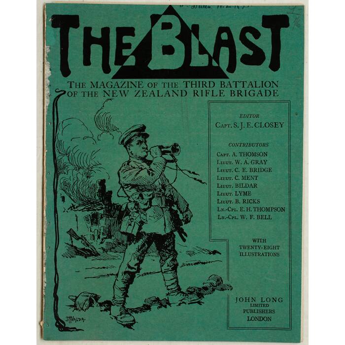 Blast : the magazine of the Third Battalion of the New Zealand Rifle Brigade