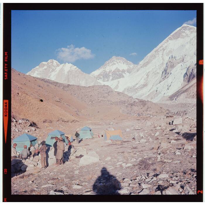 [Campsite at Gorakshep before Everest Base Camp]