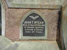 Headstone in Waitahuna Cemetery