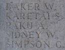 Akuhata's name is inscribed on Hill 60 NZ Memorial to the Missing, Gallipoli, Turkey.