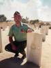 Sargent Phil Robson L53784  pictured beside Eric Weir's memorial at El Alamein.
 in 1998 NZTAT Multi- National Force and Observers attended Anzac Day service and placed Poppies beside Eric's memorial. 
Phil's paternal Grandmother's maiden name was Weir. 