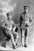 two Privates of the New Zealand Maori Pioneer Battalion, one is Private Richard Abraham, Reg No 16/1397, of the 5th Maori Contingent.