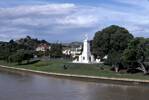 Gisborne War Memorial - P FERRIS's name appears on the WWII plaques of this Memorial 