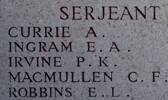 Ernest's name is on Lone Pine Memorial to the Missing, Gallipoli, Turkey.