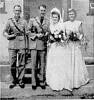 The first wedding to be held in the Roman Catholic Chapel at Ozuki, Japan, was that of Miss Margaret Cooney (N.Z.W.A.A.C., Invercargill), to Captain James Brown-Rennie (N.Z. Signals Coy., Dunedin). The best man was Captain David Sweeney (Wellington) and the bridesmaid Miss Margaret Peebles (Auckland).