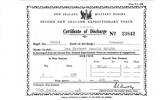 Certificate Of Discharge