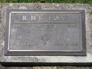 Grave of Robert McKenzie EVANS
Waikaraka Cemetery, Auckland, New Zealand
Photographed 8 February 2011