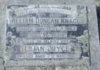 Headstone from the Grave of William and Lillian Knaggs in Waipukurau Cemetery