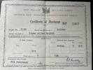 Certificate of discharge from the NZEF after serving in Africa and Europe during WW2