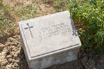 Edward's gravestone, No 2 Outpost Cemetery, Gallipoli, Turkey.
