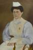 Nurse Marion Sinclair Brown, painted from a WW1 photo