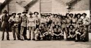 1940 February Colombo Carrier Platoon 18th Battalion John Moir 3rd from right standing