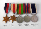 WWII medals for service in the Middle East 
