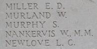 Stanley's name is inscribed on Tyne Cot Memorial to the Missing, Belgium.