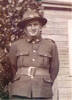 3/4 length portrait of Gordon James Peachey in WWII uniform.