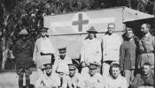 New Zealand Soldiers wounded - recovering at Nieva House Field Hospital