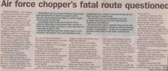 Air force chopper&#39;s fatal route