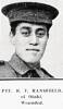 PTE. R. T. RANSFIELD, of Otaki, wounded