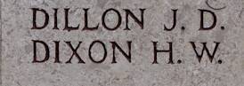 James Dillon's name is on Chunuk Bair New Zealand Memorial to the Missing, Gallipoli, Turkey.