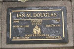 2nd NZEF, 36996 Pte IAN M DOUGLAS, 25 Btn, died 24 January 1982 aged 68 years.JANET S S DOUGLAS, died 5.10.2005 aged 83 yrs. .He is buried in the Taruheru Cemetery, Gisborne Block RSAAS Plot 11