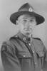 Portrait of David Erwin SEATON, in Uniform wearing hat.
