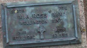 1st NZEF, 59978 Pte M A ROSS, M.M., Wellington Regt, died 17 January 1962 aged 63 years.
He is buried in the Taruheru Cemetery, Gisborne
Blk RSA Plot 57
