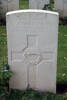Headstone - Euston Road Cemetery, Colincamps, France