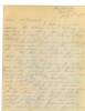 Letter written to parents of A H Barwick regarding wound received but still alive.