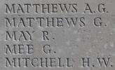 Richard's name is inscribed on Caterpillar Valley NZ Memorial to the Missing, France.