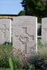 Lyttelton's gravestone, Sangro River War Cemetery, Italy.