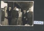 Final Leave Nov 1950. Pat Channings (Mother), Peter Phillips (brother), Tom Channings, Colin Laing, Mr Laing, Stuart Laing