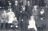 Back.  Joseph (Jnr), Edward (Ted).  

Front.  Maurice, Ruth, Stan, Charlotte, Hilda, Harold, Mabel.