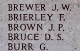 James Brewer's name is on Chunuk Bair New Zealand Memorial to the Missing, Gallipoli, Turkey.