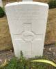 Headstone in the St Nicholas church graveyard, Brockenhurst, July 2018