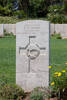Kereti's Gravestone, Sangro River War Cemetery, Italy.