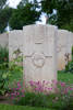 Charles's gravestone, Cassino War Cemetery, Italy.