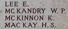 Herbert's name is on Chunuk Bair New Zealand Memorial to the Missing, Gallipoli,Turkey.