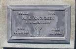 2nd NZEF, 25468 L/Bdr A J AMUNDSEN, NZ Artillery, died 16 April 1982 aged 66 years. He is buried in the taruheru Cemetery, Gisbor ne Blk RSA 34 Plot 102 