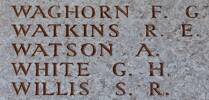 Arthur's name is on Lone Pine Memorial to the Missing, Gallipoli, Turkey.