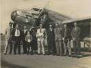 Stanley Blackwell is third from the left.  Photo was taken on a special occasion of the 1st aeroplane to land on the Great Barrier Island.  Stanley worked as a driver at the Airport.