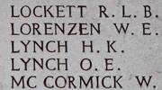 Henry's name is on Chunuk Bair New Zealand Memorial to the Missing, Gallipoli,Turkey.