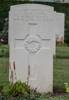 Arthur Allan headstone - Maubeuge (Sous-le-Bois) Cemetery, Nord, France