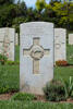 Donald's gravestone, Sangro River War Cemetery, Italy.