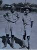 Jim has hands on hips, I dont know the other guy. Jim was my Grandfathers brother. George Rehi Reid also in WWII both came back alive and lived long lives. This picture is from my Grandmothers photo albums.