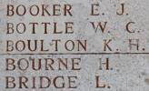 Kenneth's name is on Lone Pine Memorial to the Missing, Gallipoli, Turkey.