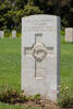 Clarence's gravestone, Sangro River War Cemetery, Italy.