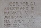 Thomas Armstrong's name is on Tyne Cot Memorial to the Missing, Belgium.