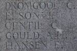 Cedric's Name is inscribed on Hill 60 Memorial, Gallipoli, Turkey.
