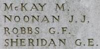 Gordon's name is inscribed on Messines Ridge NZ Memorial to the Missing, West-Flanders, Belgium.
