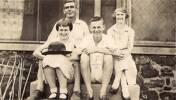 Fred &amp; Daisy Cuff with son Albert (16yrs) and Patrica (13yrs).
Photo taken on in South Africa new years day 1933